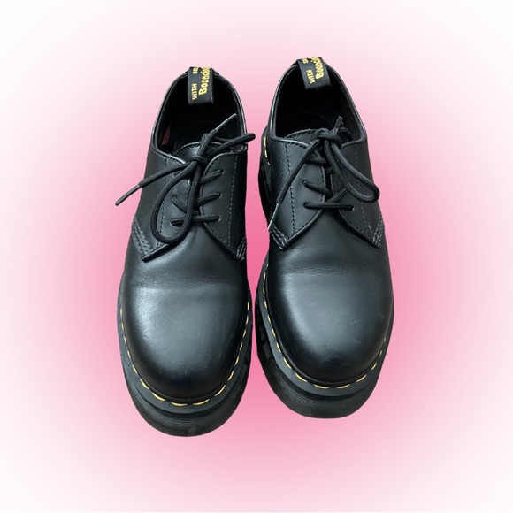 Dr. Martens Black Platform Loafers - Picture 2 of 7